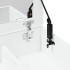 Tocador con espejo blanco 73x46,5x120