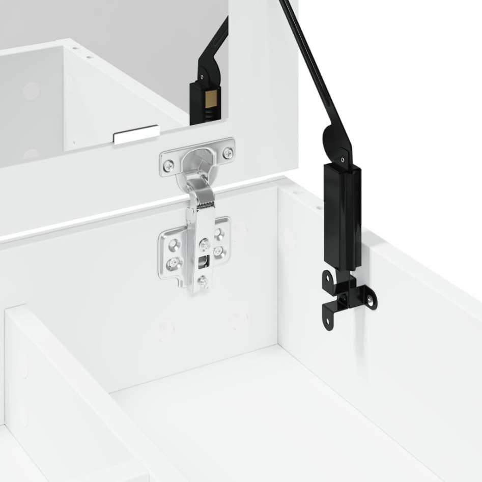 Tocador con espejo blanco 73x46,5x120