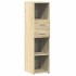 Aparador alto madera de ingeniería roble Sonoma 30x42,5x124