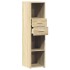 Aparador alto madera de ingeniería roble Sonoma 30x42,5x124