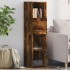 Aparador alto madera de ingeniería roble ahumado 30x42,5x124