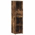 Aparador alto madera de ingeniería roble ahumado 30x42,5x124