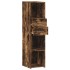 Aparador alto madera de ingeniería roble ahumado 30x42,5x124