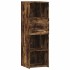 Aparador alto madera de ingeniería roble ahumado 40x42,5x124