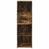 Aparador alto madera de ingeniería roble ahumado 40x42,5x124