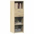 Aparador alto madera de ingeniería roble Sonoma 40x42,5x124