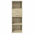 Aparador alto madera de ingeniería roble Sonoma 40x42,5x124
