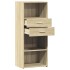 Aparador alto madera de ingeniería roble Sonoma 50x42,5x124