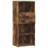 Aparador alto madera de ingeniería roble ahumado 50x42,5x124