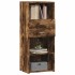 Aparador alto madera de ingeniería roble ahumado 50x42,5x124