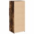 Aparador alto madera de ingeniería roble ahumado 50x42,5x124