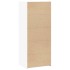 Aparador alto madera de ingeniería blanco 50x41x124