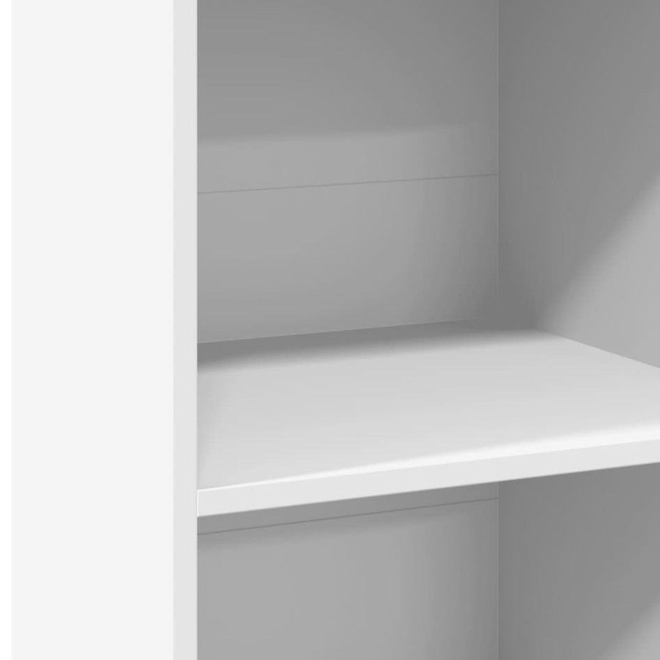 Aparador alto madera de ingeniería blanco 50x41x124