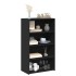 Aparador alto madera de ingeniería negro 70x41x124