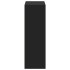 Aparador alto madera de ingeniería negro 70x41x124