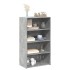 Aparador alto madera de ingeniería gris hormigón 70x41x124