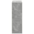 Aparador alto madera de ingeniería gris hormigón 70x41x124