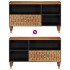 Mueble de TV madera maciza de mango 80x33x46