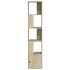 Estantería de madera de ingeniería roble Sonoma 40x36x189