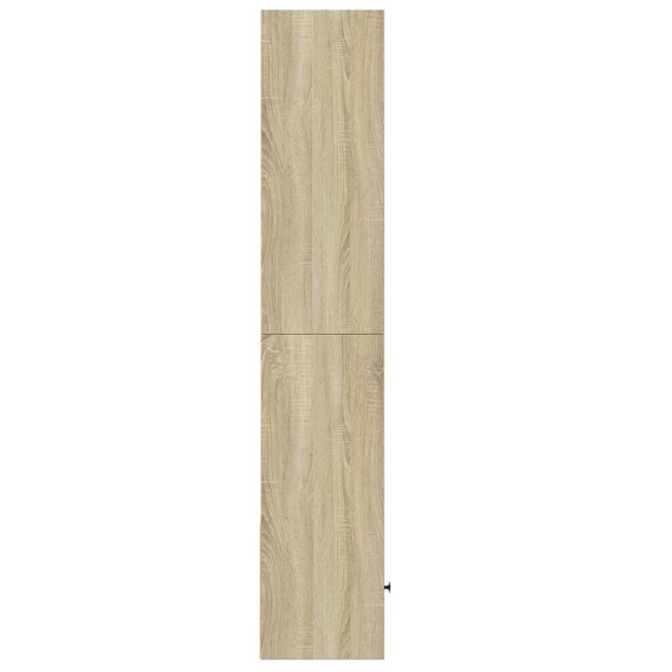 Estantería de madera de ingeniería roble Sonoma 40x36x189