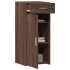 Aparador de madera de ingeniería roble marrón 40x42,5x93
