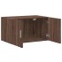 Armario de pared madera ingeniería marrón roble 70x42,5x40