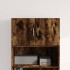 Armario de pared madera ingeniería roble ahumado 70x42,5x40