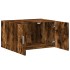 Armario de pared madera ingeniería roble ahumado 70x42,5x40