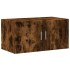 Armario de pared madera ingeniería roble ahumado 80x42,5x40