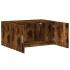 Armario de pared madera ingeniería roble ahumado 80x42,5x40