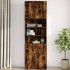 Armario de pared madera ingeniería roble ahumado 80x42,5x64