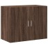 Armario de pared madera ingeniería marrón roble 80x42,5x64