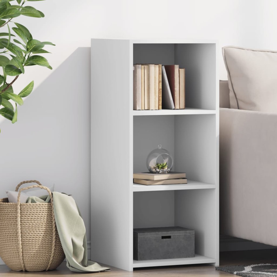 Aparador madera de ingeniería blanco 40x41x93