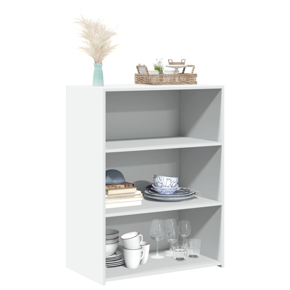 Aparador madera de ingeniería blanco 70x41x93