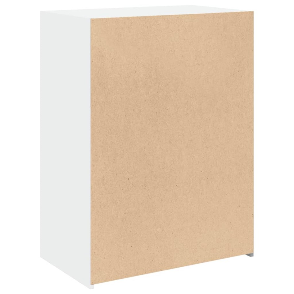 Aparador madera de ingeniería blanco 70x41x93