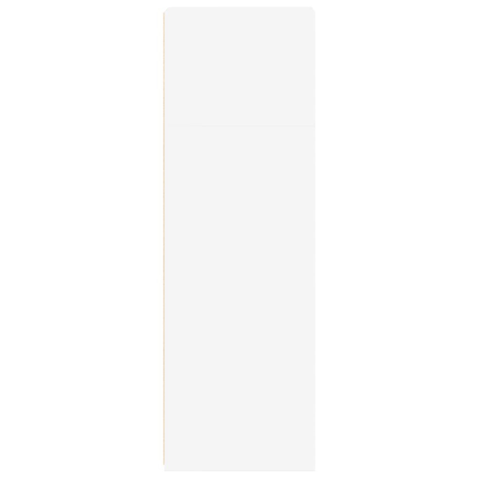 Aparador alto madera de ingeniería blanco 30x41x124