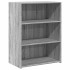 Aparador de madera de ingeniería gris Sonoma 70x41x93