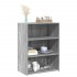 Aparador de madera de ingeniería gris Sonoma 70x41x93