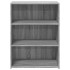 Aparador de madera de ingeniería gris Sonoma 70x41x93
