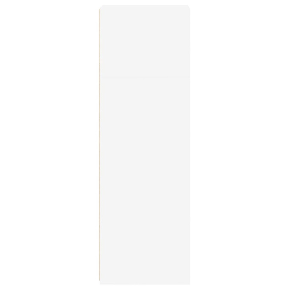 Aparador alto madera de ingeniería blanco 40x41x124