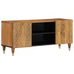 Mueble de TV madera maciza de mango 105x33x46 cm