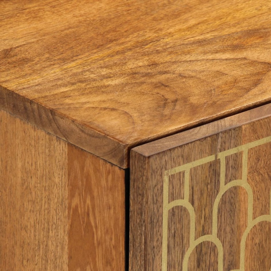 Mueble de TV madera maciza de mango 105x33x46