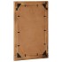 Espejo de baño madera maciza de acacia y vidrio 50x70x2,5