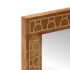Espejo de baño madera maciza de acacia y vidrio 50x70x2,5