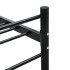 Estructura de cama sin colchón metal negro 90x200