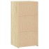 Aparador de madera de ingeniería roble Sonoma 45x41x93