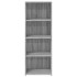 Aparador alto madera de ingeniería gris Sonoma 45x41x124