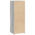 Aparador alto madera de ingeniería gris Sonoma 45x41x124