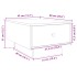 Mesa de centro madera de ingeniería roble Sonoma 60x45x31