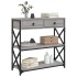 Mesa consola madera de ingeniería gris Sonoma 75x28x75